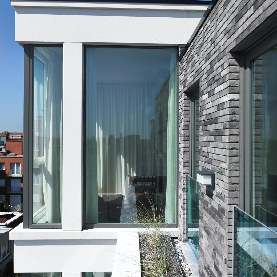 Stijlvolle En Lichtrijke Design Penthouse Met Prachtig Uitzicht Te Wenduine Apartment De Haan Exterior foto