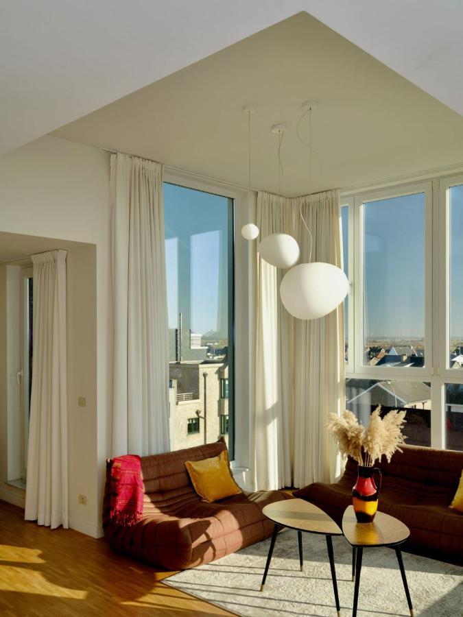 Stijlvolle En Lichtrijke Design Penthouse Met Prachtig Uitzicht Te Wenduine Apartment De Haan Exterior foto