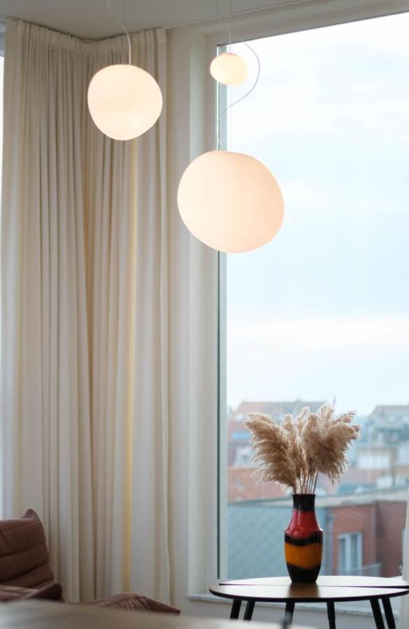 Stijlvolle En Lichtrijke Design Penthouse Met Prachtig Uitzicht Te Wenduine Apartment De Haan Exterior foto