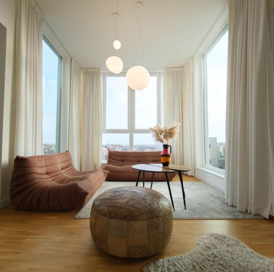 Stijlvolle En Lichtrijke Design Penthouse Met Prachtig Uitzicht Te Wenduine Apartment De Haan Exterior foto