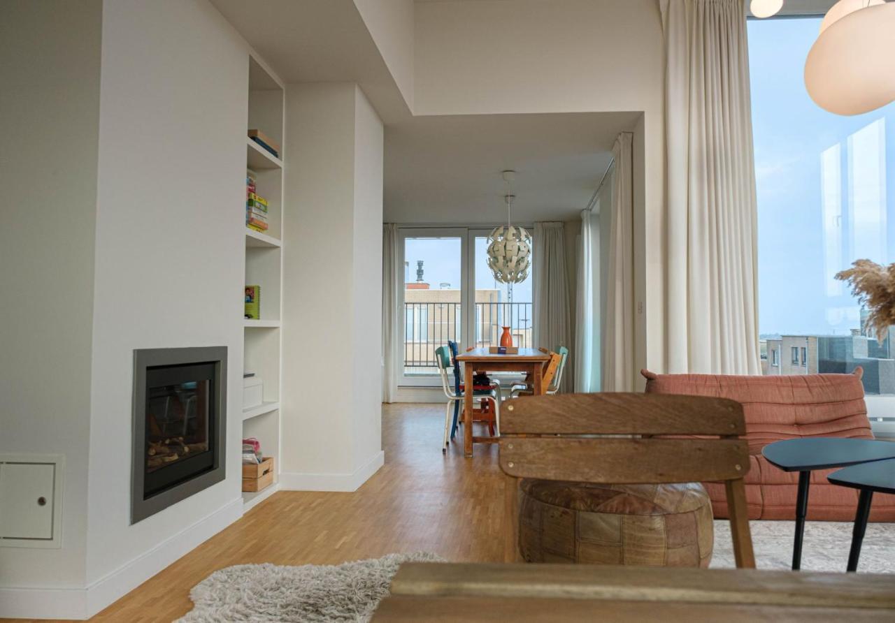 Stijlvolle En Lichtrijke Design Penthouse Met Prachtig Uitzicht Te Wenduine Apartment De Haan Exterior foto